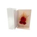 Луксозна Поздравителна картичка с дехидратирани рози Elegantz Roses- Red