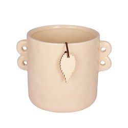  Керамична кашпа  с висулка Elegantz Pendant M, Керамика, D12.5х12см, Cream