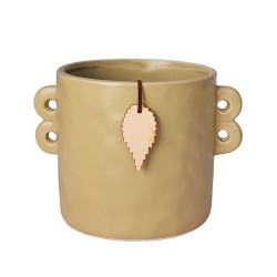  Керамична кашпа  с висулка Elegantz Pendant M, Керамика, D12.5х12см, Sage