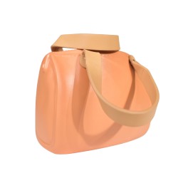  Керамична Кашпа Elegantz Pouch, Керамика, Ф 16 х 7.5 x 18.5 см, Orange