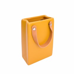 Керамична Кашпа Elegantz Bag Messenger, Керамика, Ф 18 x 6 х 12 см, Dijion