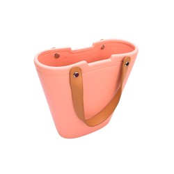Керамична Кашпа Elegantz Bag M, Керамика, Ф 20 x 6 х 20 см, Peach