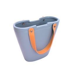 Керамична Кашпа Elegantz Bag M, Керамика, Ф 20 x 6 х 20 см, Steel