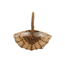 Кошница от ратан Elegantz SIMPLE Liko M, Ратан, 27х21х13 см, Кафяв