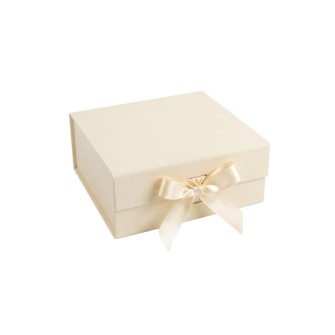 Единична сгъваема подаръчна кутия Elegantz S Easy Pack, 20х18.2х8см, Cream