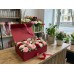 Единична сгъваема подаръчна кутия Elegantz M Easy Pack, 28.2х20.2х9.2см, Bordeaux