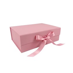 Единична сгъваема подаръчна кутия Elegantz M Easy Pack, 28.2х20.2х9.2см, Pink