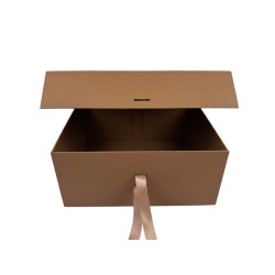 Единична сгъваема подаръчна кутия Elegantz L Easy Pack, 33.5х26х15см, Caramel