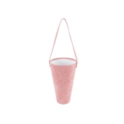 Единична велурена кутия  Elegantz Deluxe , 255.5 х 14.5 см, Розов