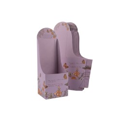 Сет от 10 подаръчни сгъваеми кутии Elegantz Romantic, 10х10 х10х30 см, Lavender