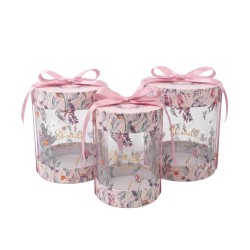 Комплект от 3 подаръчни луксозни  кутии  Elegantz Best Wishes, Многоцветен