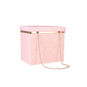 Kутия Elegantz Medi  Jewel Box ,15.5 х 16 х 12.5 см, Розов