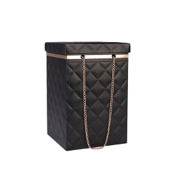 Kутия Elegantz  Jewel Box M ,19 х 12.5 х 12.5 см, Черен