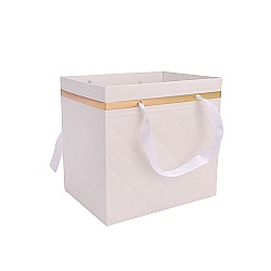Kутия Elegantz Shiny Box ,15 х 18 х 10 см, Бял