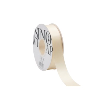 Панделка сатен  Elegantz Satin 2.5 см х 30м , Cream