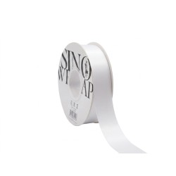 Панделка сатен  Elegantz Satin 2.5 см х 30м , White