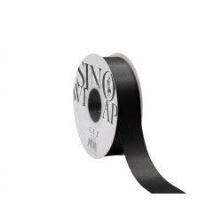 Панделка сатен  Elegantz Satin 2.5 см х 30м , Black