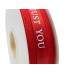 Луксозна панделка органза и сатен Elegantz Jus for You, 2.5 см х 46м, Red