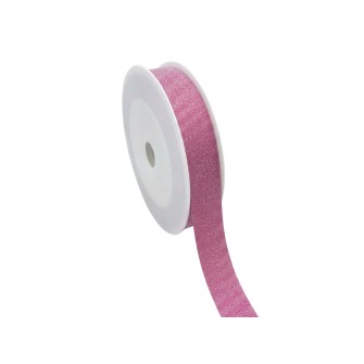 Панделка PVC с блясък Elegantz Glitter 35 метра, Hot Pink