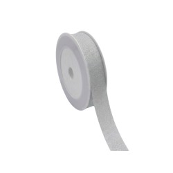 Панделка PVC с блясък Elegantz Glitter 35 метра, Light Grey