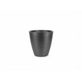 Пластмасова кашпа Elegantz Essex Planter S, Пластмаса, 21см х 21 х 19.5см, Obsidian Grey