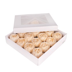 Сапунена божуреста роза Elegantz Summer Rose 7см x 8см, Cream