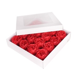 Сапунена божуреста роза Elegantz Summer Rose 7см x 8см, Red