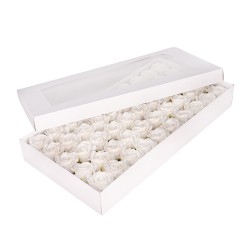 Сапунена роза Elegantz Love De Luxe , 6.5см x 5,8см, White