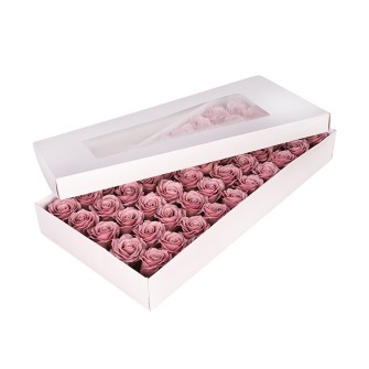 Сапунена роза Elegantz Love De Luxe , 6.5см x 5,8см, Пепел от рози