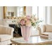 Стъклена ваза кашпа  Elegantz Fazzoletto L Glass, Стъкло, 30х23см, Baby Pink