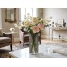 Стъклена ваза Elegantz Rhomb dots Vase, Стъкло, 23х10см, Прозрачен Опушено черно