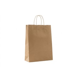 Elegantz Clear M Gift Bags, 42x31x11.5 cm, Natural