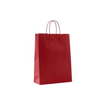Elegantz Clear Gift Bags M, 42x31x11.5 cm, Bordeaux