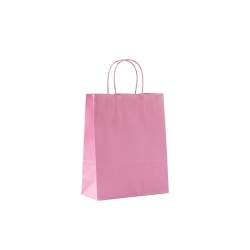 Elegantz Clear S Gift Bags, 33x26x12 cm, Pink