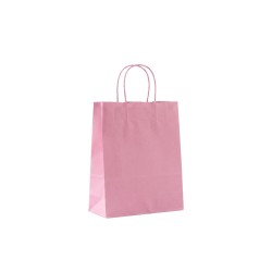 Elegantz Clear S Gift Bags, 33x26x12 cm, Light Pink