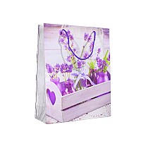 Подаръчни торбички Elegantz Lavender M, 32х26х12см, Многоцветен