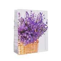 Подаръчни торбички Elegantz Lavender M, 32х26х12см, Многоцветен