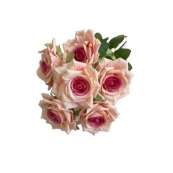 Изкуствен букет Рози Elegantz Rose Grow, 45см,Mix Pink