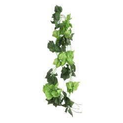 Изкуствена зеленина Elegantz Ipomoea, 220 см, Цвят Зелен
