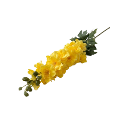 Изкуствен стрък Elegantz  Делфиниум-Yellow