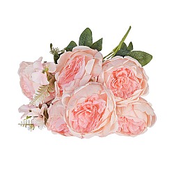 Изкуствен букет божур  Elegantz Karl Paeonia ,55 см, Rose