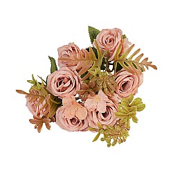 Artificial bouquet Elegantz Mini Roses, 35 cm, Apricot