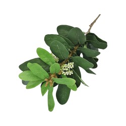 Изкуствен стрък Elegantz Laurus, 70см, Green