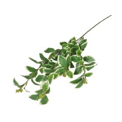 Изкуствен стрък Elegantz Japanese Euonymus, 90см, Green&White