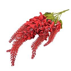 Изкуствен букет Дендробиум Elegantz Dendrobium Magik, 70 см, Цвят Red