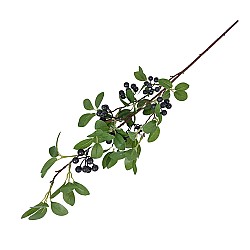 Изкуствен клон Elegantz Hypericum, 80 см, Цвят Индиго